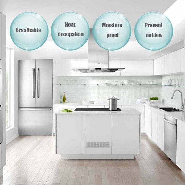 80*250mm Rektangulær Ventilasjonsgitter, Rektangulær Ventilasjon