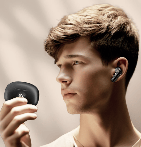 Trådløse Bluetooth-hodetelefoner, Bluetooth 5.3-hodetelefoner med 4 EN