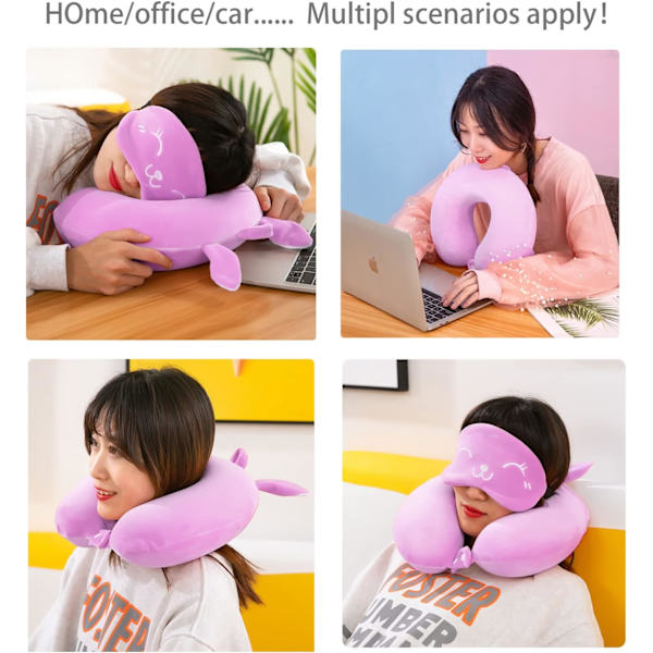 Reisepute, Premium Memory Foam Nakkestøtte Putenakkepute