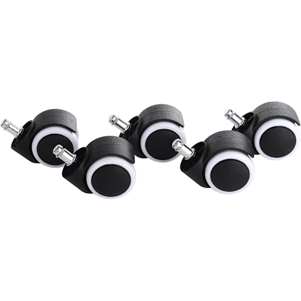 5 kulutusta kestävää yleiskäyttöistä pyörää koville lattioille (10 mm pyörät)