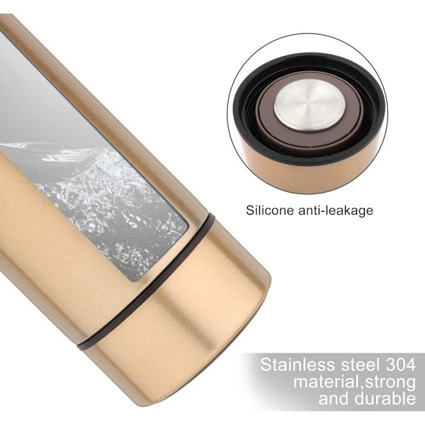 Isoleringsmugg, Champagneglas Termosmugg 17 OZ / 500ML, BPA-fri PVC