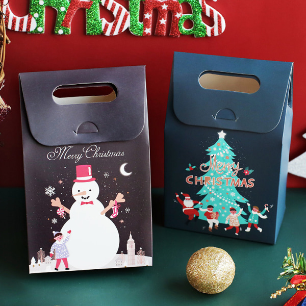Julbox 12 st Snöflinga Krispiga kex Färgbox Chris