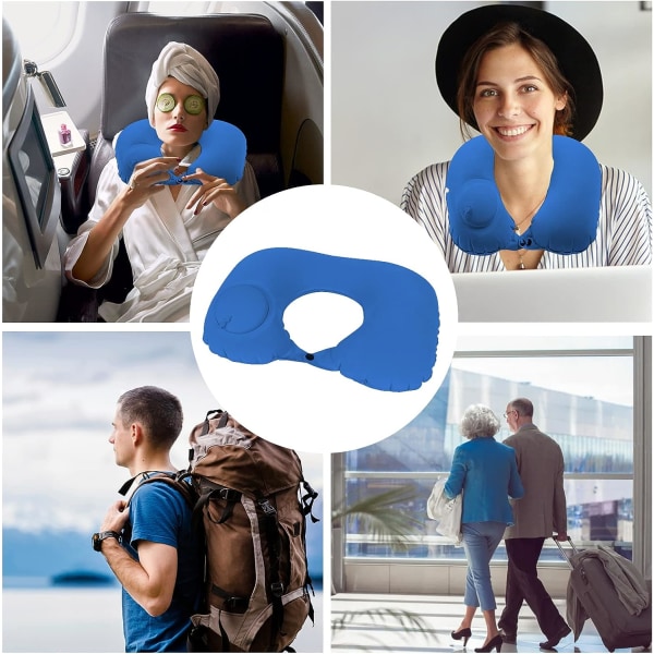 Oppblåsbar nakkepute, ,Reise nakkepute,Oppblåsbar reise Cus