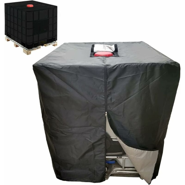 IBC Vandtank Presenning 800 L Regnvand Tank Container Dæksel wi