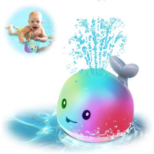 Baby, Whale Spray Pool Toys, Baby Bath Toys