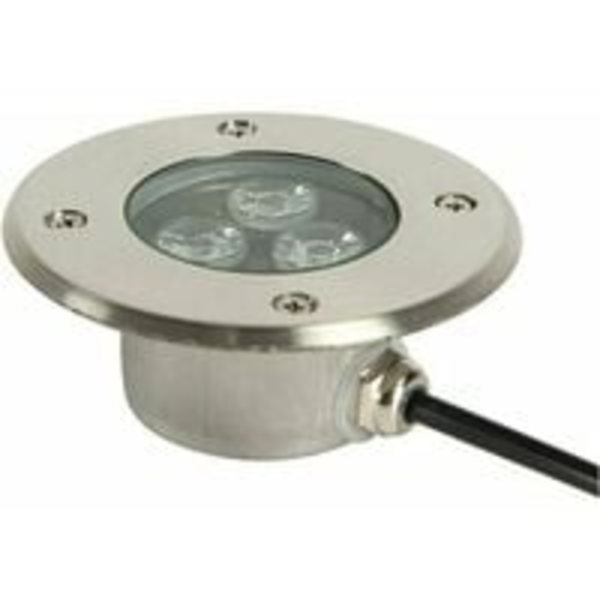 Varmhvidt lys - Indbygget LED-downlight til udendørs terrasse, meget tyndt