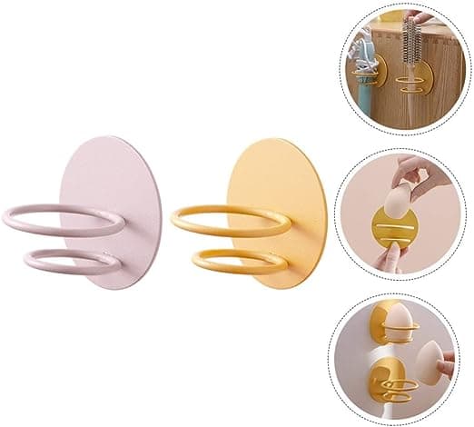 2 stk. Beauty Egg Holder Sponge Egg Oppbevaringskrok Reiseetui Be