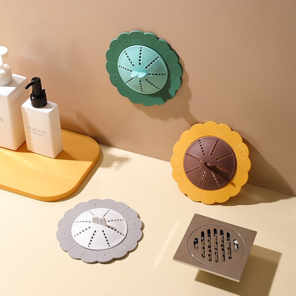 Pieces Silikon Hårklämma Set, Silikon Avloppsskydd, Avlopp Co