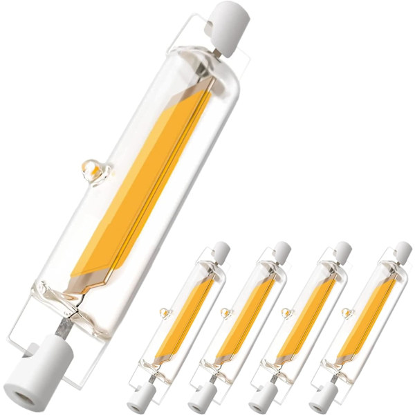 6W LED-halogenlampa, 78mm R7S LED-ampull, LED-halogen golvlampa