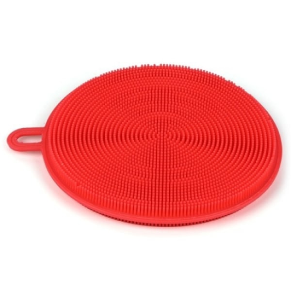 4-pack - Diskborste / Svamp i silikon - Disk Multifärg