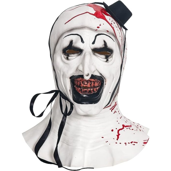 Terrifier Art The Clown Mask Läskig Halloween Cosplay  Tillbehör