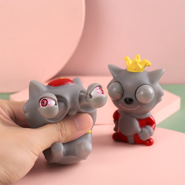 2 stk. Squeeze-legetøj, Popping Out Eyes Squeeze-legetøj, Squeeze Ball, A