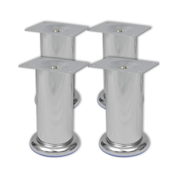 Pyöreät sohvanjalat 4 kpl Kromi 120 mm