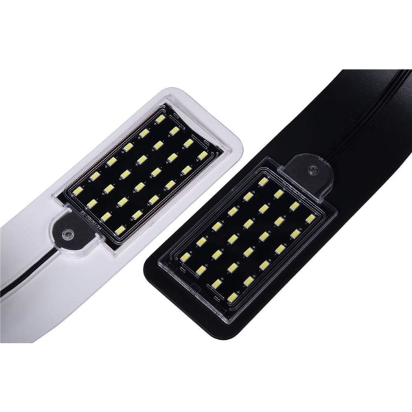 Lumiere Aquarium Lampe LED Belysning Hvid og Blå Nano Clip-on fo