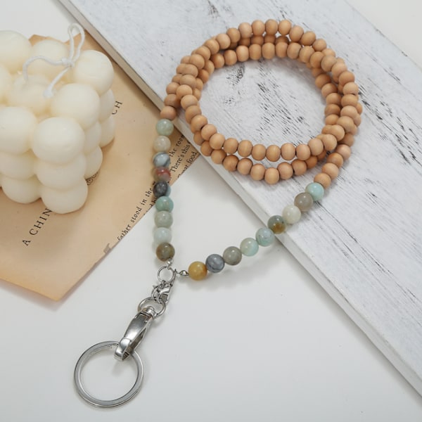 Mobil snor streng perler - Beige