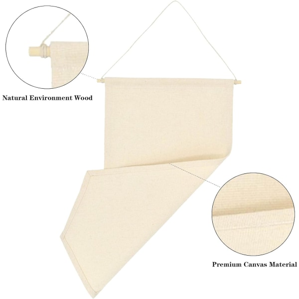 1 st beige emaljerad canvas väggmonterad displayställ för broscher
