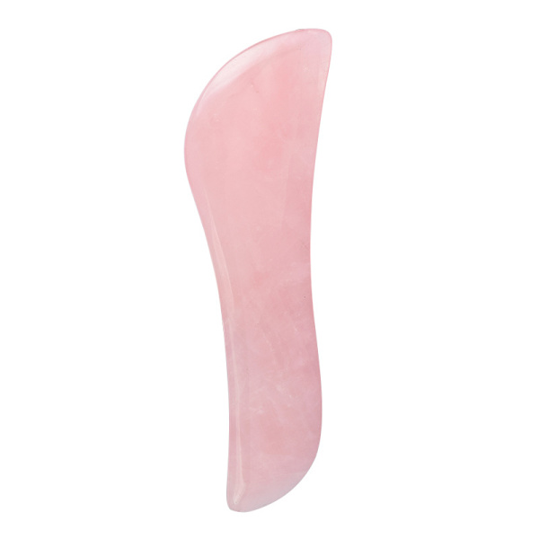 1 st Guasha-bräda Gua Sha-ansiktsverktyg med bekväm S-formad hand