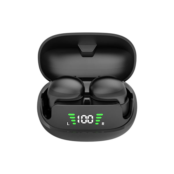 Svart, trådlösa Bluetooth-hörlurar, Bluetooth 5.3-hörlurar, I