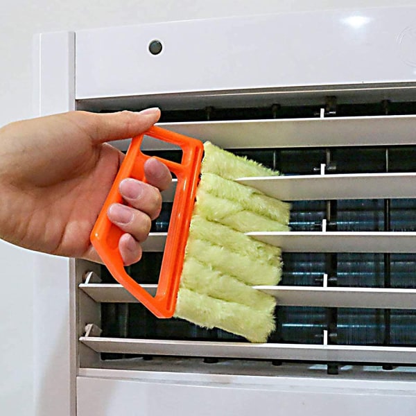 7 Finger Damting Cleaner Tool Handhållna fönsterluckor Mini Dust