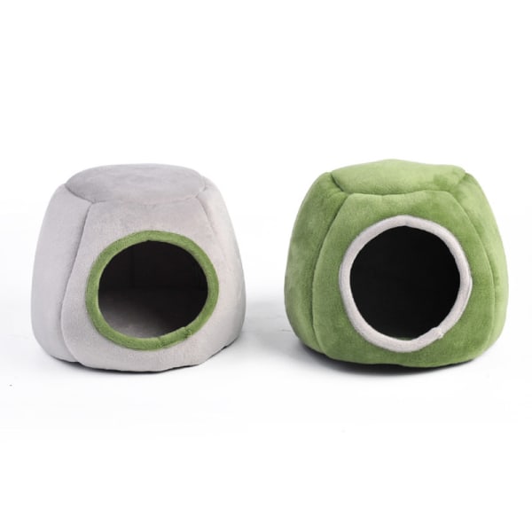 2-pack marsvinsängar för smådjur, gömställe, tvättbar marsvin