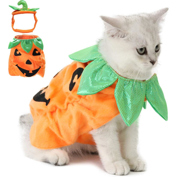 1PC Cat Costume, Halloween Cat Costume Pumpkin Cosplay Costume, A