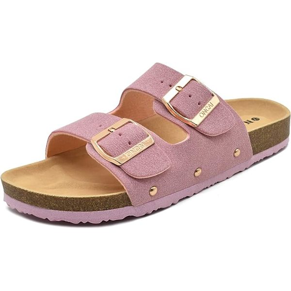 Suede Mule Sandal Sko Kvinner Plattform Kork Tøfler
