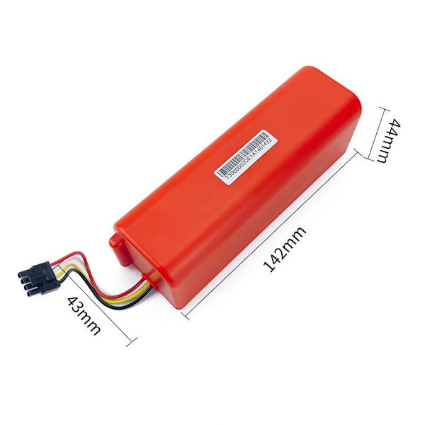 Brr-2p4s-5200s 14,4v 5200mah Robotstøvsuger erstatning bat