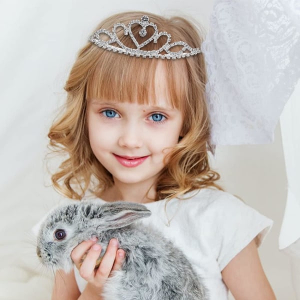 1 st Queen Crown Princess Crown för barn Födelsedag Crown Little