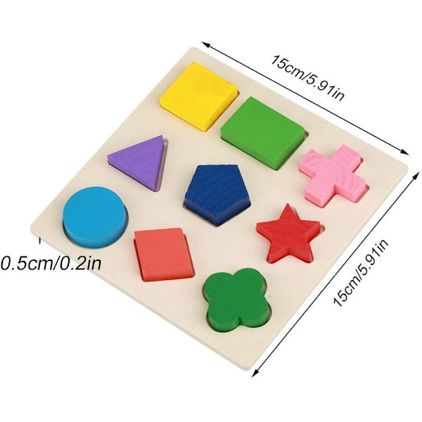 Geometrinen pulmapelirakennuspinoamispalikat Montessori-opetus