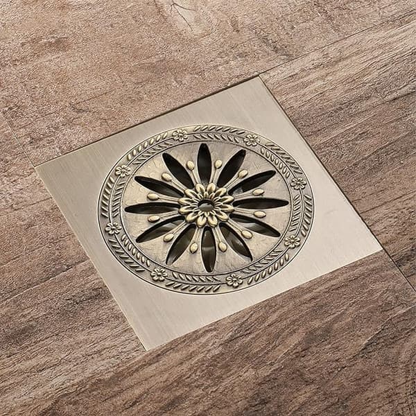 10 x 10 cm Messing Dusjslange til Bad Stor Diameter