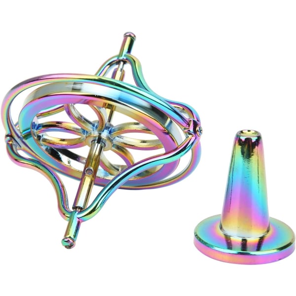 Præcisionslegering Anti-gravity Rotation Balance Legetøj Gyroskop Stres
