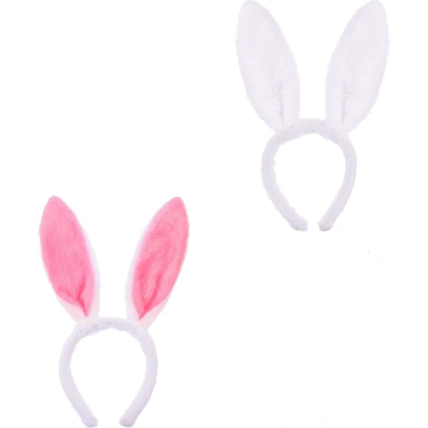 2pcs rabbit ears headband plush ears headband rabbit hair band he