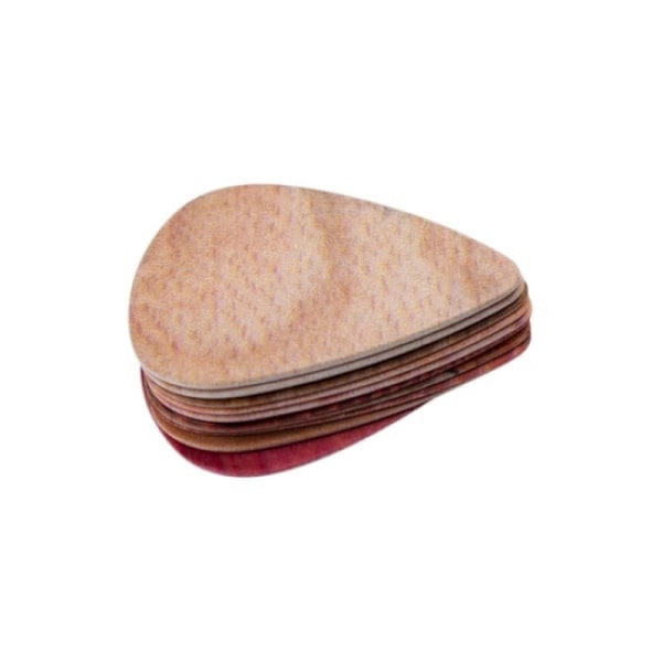 20-pack plektrum, trä multifärg