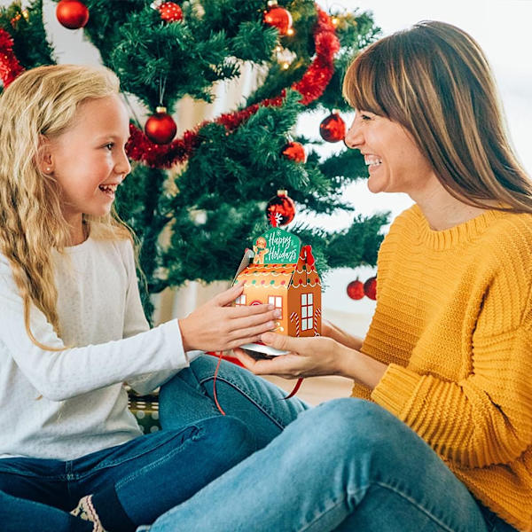 40-pack julklappsaskar i kraftpapper - julklappsaskar i form av godis