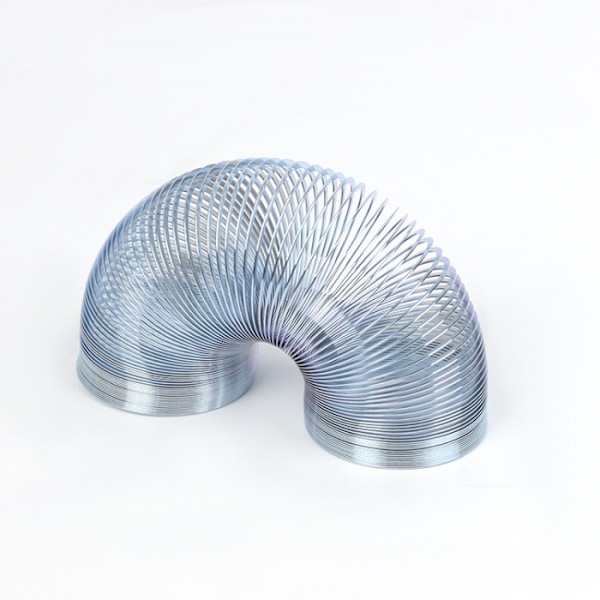 1 st silverfärgad Mini Slinky i metall