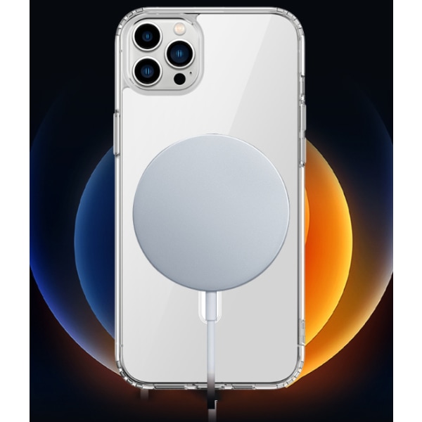 1packIPhone15PLUS magnetisk deksel, gjennomsiktig to og en trådløs