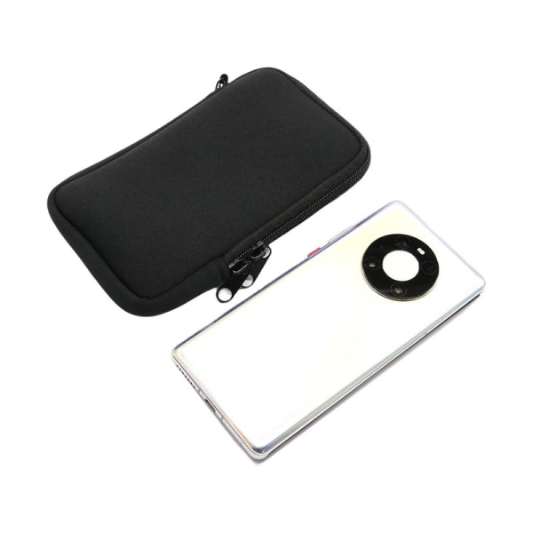 Universell dykmaterial dragkedja smartphone skyddande fodral prote