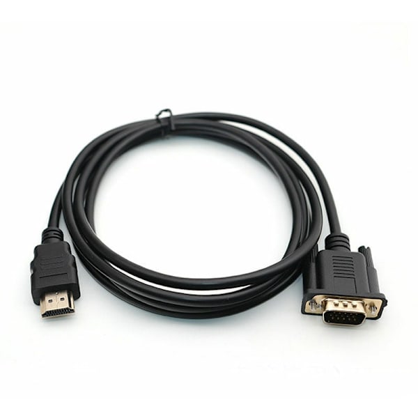 1080P HDMI till VGA-omvandlingskabel HDMI till VGA-kabel 1,8 m adapter