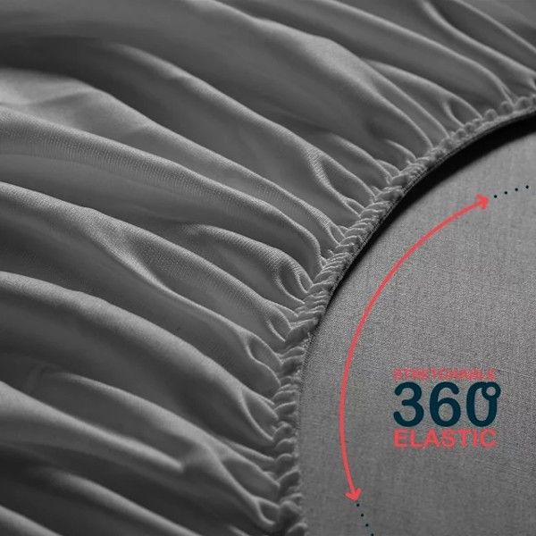 Luksuriøs dekorativ serie King Size lagen, ultra fint fiber