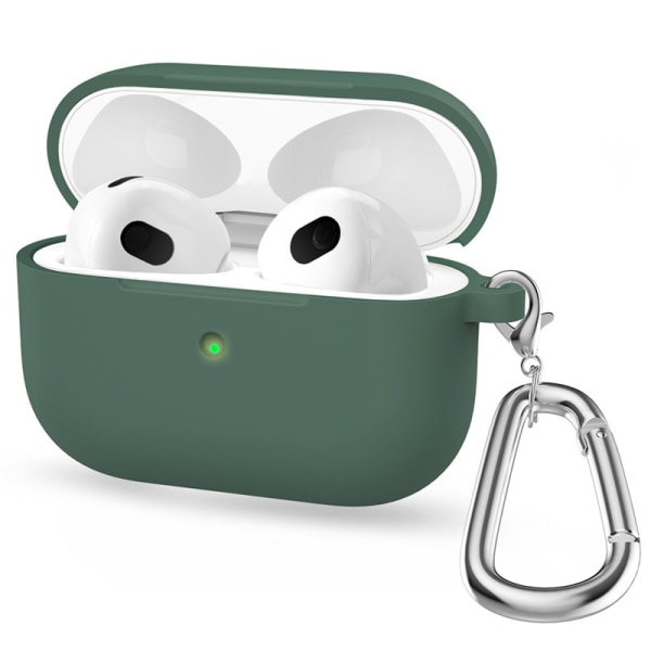 Oliivinvihreä AirPods3-kuulokekotelo Apple-silikoninesteellä