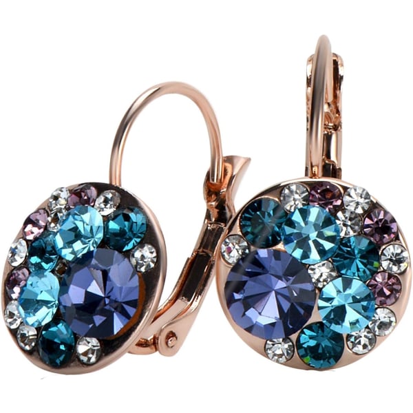 Øreringe til kvinder – Elegante østrigske krystaløreringe – Farverige