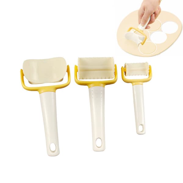 Cookie Cutter, 3 bitar Plast Cookie Form Kit Multifunktionell C