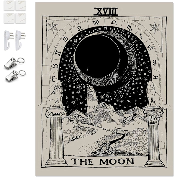 1 kpl K/B Tarot/Astrologia-kortti seinävaate itämaiseen P