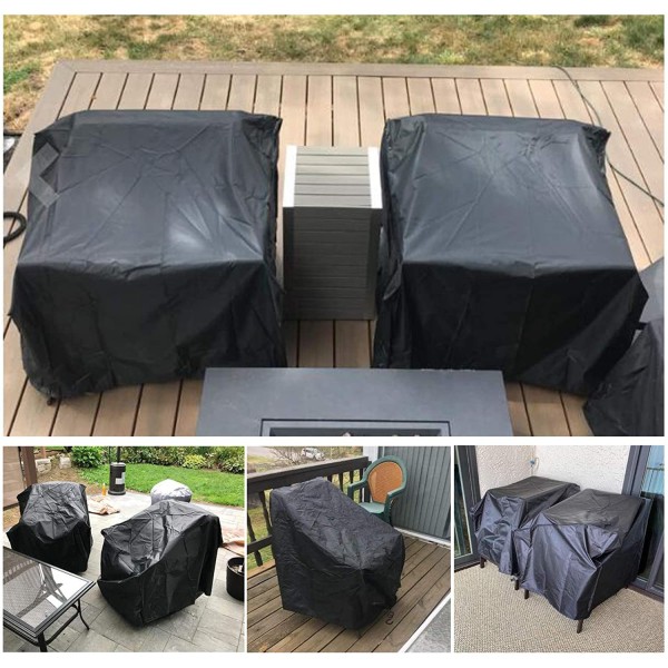 Høj kvalitet 420D Oxford klud sort, 80 * 85 * 92 enkelt stykke s