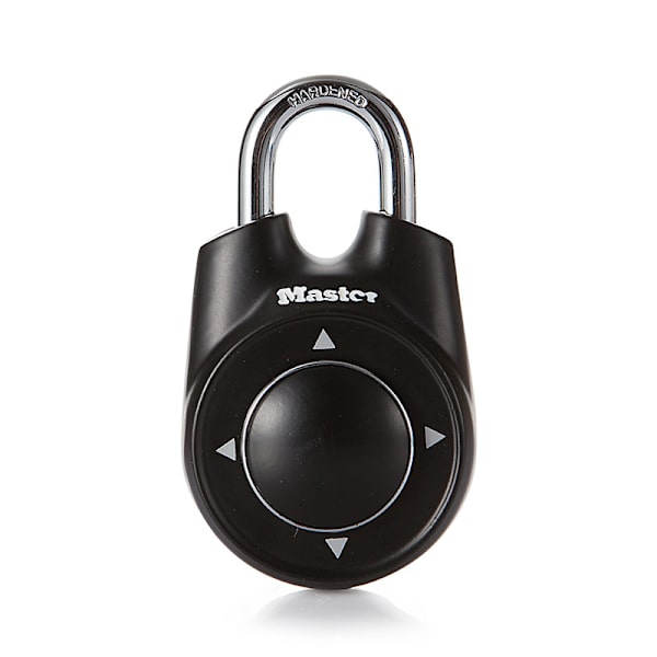 Musta Master Lock -suuntalukko - lukko kuntosalille