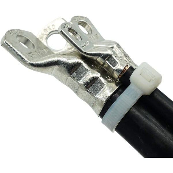 100 st professionella kabelbindare 300 x 4,8 mm Vit färg ca
