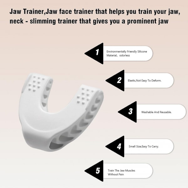 1 st Jawline Trainer, Jaw Trainer, Jawline Exerciser för män och w