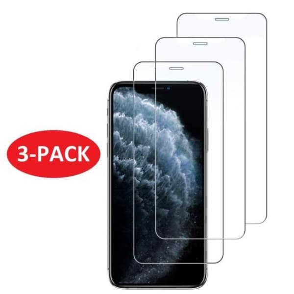 3-pack - iPhone 11 Extra starkt skärmskydd i härdat glas