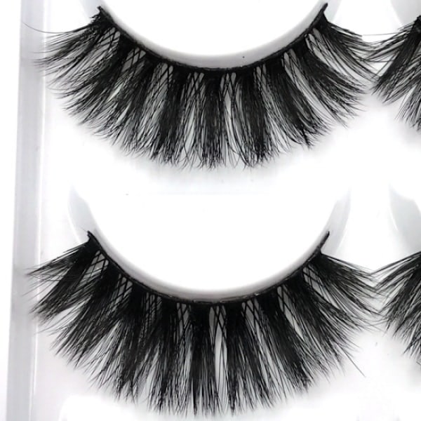 G800 15 par falske øyevipper - 3D faux mink - G800 Black