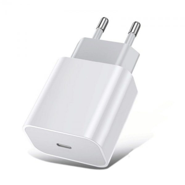 iPhone hurtiglader USB-C 20W strømadapter med 2m kabel